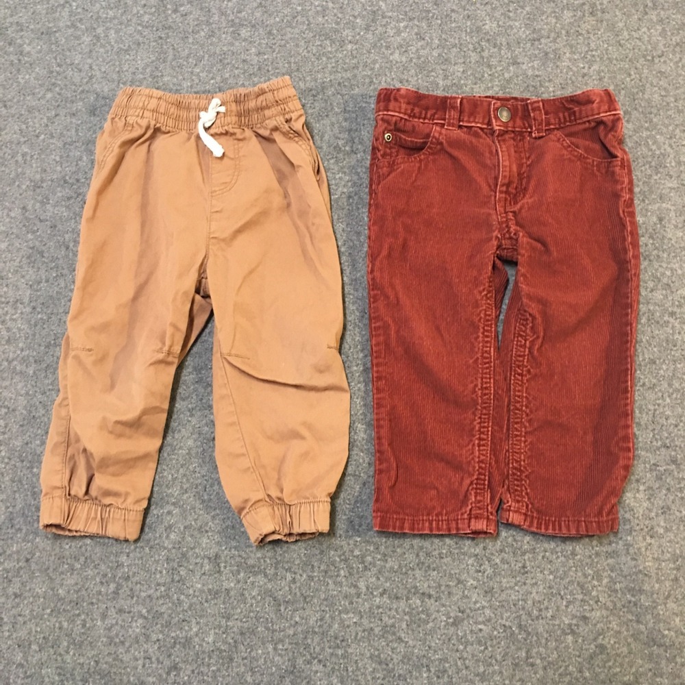 Baby Boy 18 Months Clothing Lot 7x Pieces Bulk Winter Thermal Corduroy Preppy - Picture 7 of 11